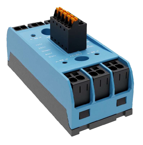 SMQR9623410 Four-legs Power Solid State Relay 4x25A with "push-in" terminals 