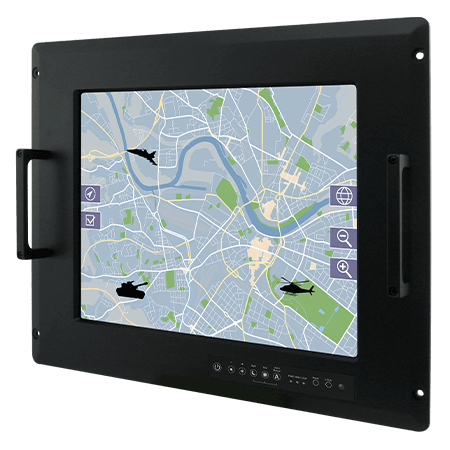 R17IW3S­MLA1­89 Defence Console Rack Panel PC