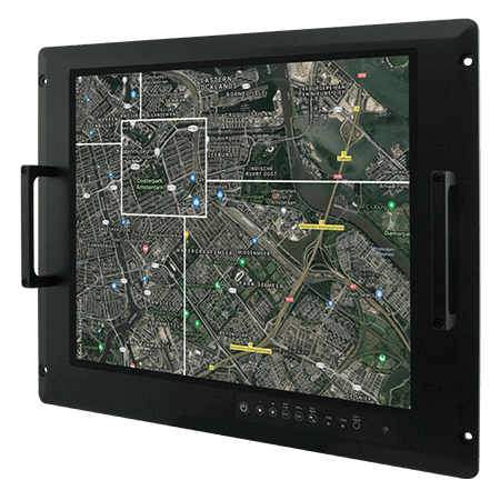 R19L100-MLA3FP Rack Mount Defence Display