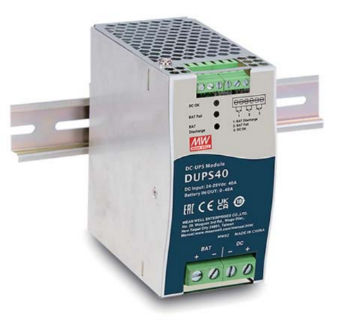 DUPS40 DC- UPS-Controller (allows battery sizes from 4Ah to 135Ah)