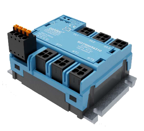 SGTR869510  Three-phase Power Solid State Relay 3x32A with "push-in" terminals 