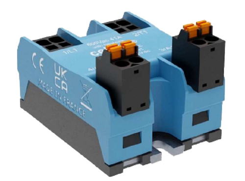 SOR965440-HE Single phase Power Solid State Relay 41A with "push-in" terminals