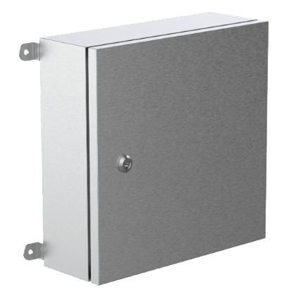 Stainless steel enclosure for wall mount