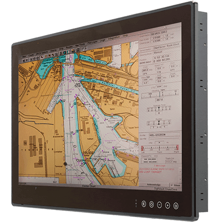 W24IH3S­MRA1FP / 24" Intel® Core™ i5­5350U Flat PCAP ECDIS Marine Panel PC